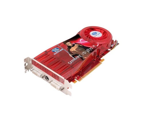 100215L - ATI Tech ATI Sapphire Radeon HD3870 512MB 256-Bit GDDR4 PCI Express 2.0 x16 Dual DVI HDMI TV-out Video Graphics Card