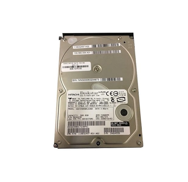 100-580-054 - EMC 500GB 7200RPM SATA 3Gbs 3.5-inch Hard Drive