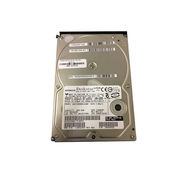 100-580-054 - EMC 500GB 7200RPM SATA 3Gbs 3.5-inch Hard Drive