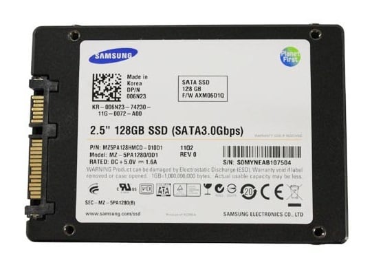 006N23 - Dell 128GB SATA 2.5-inch Solid State Drive