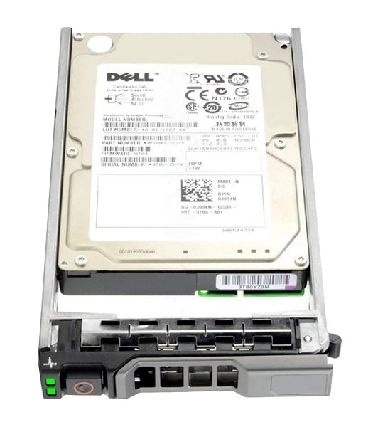 0078CR - Dell 600GB 15000RPM SAS 6Gbs 2.5-inch Hard Drive with 3.5-inch Hybrid Carrier