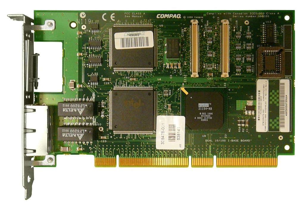 009542-003 - HP NC3131 PCI-X 64-Bit 10/100Base-T Dual Port Fast Ethernet Network Interface Card (NIC)