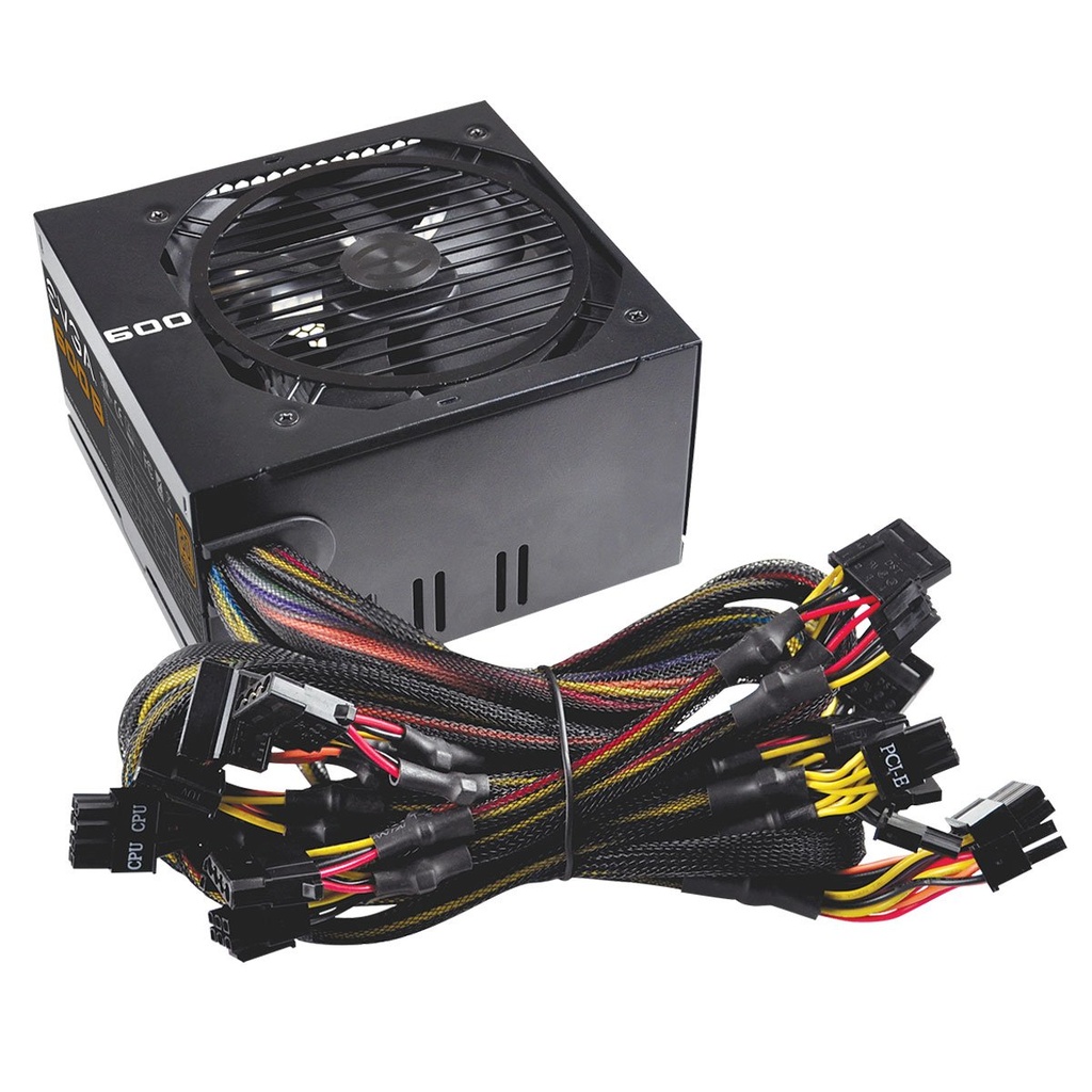 100-B1-0600-KR - EVGA 600-Watts 80 Plus Bronze ATX 12V Power Supply