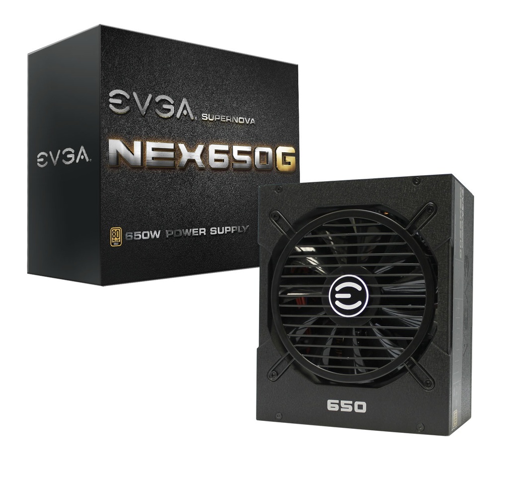 120-G1-0650-XR - EVGA SuperNOVA 650 G1 650-Watts 80 Plus Gold Power Supply