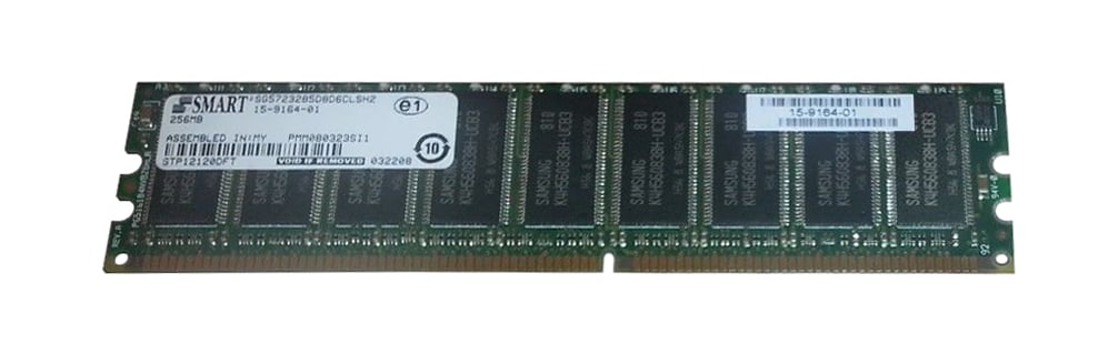 15-9164-01 - Cisco 256MB DDR-333MHz PC2700 ECC Unbuffered CL2 184-Pin DIMM 2.5V Memory Module