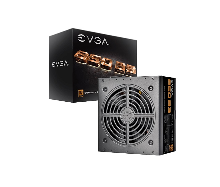 220-B3-0850-V1 - EVGA 850 B3 850-Watts 80 Plus Bronze Certified Fully Modular Eco Mode Power Supply