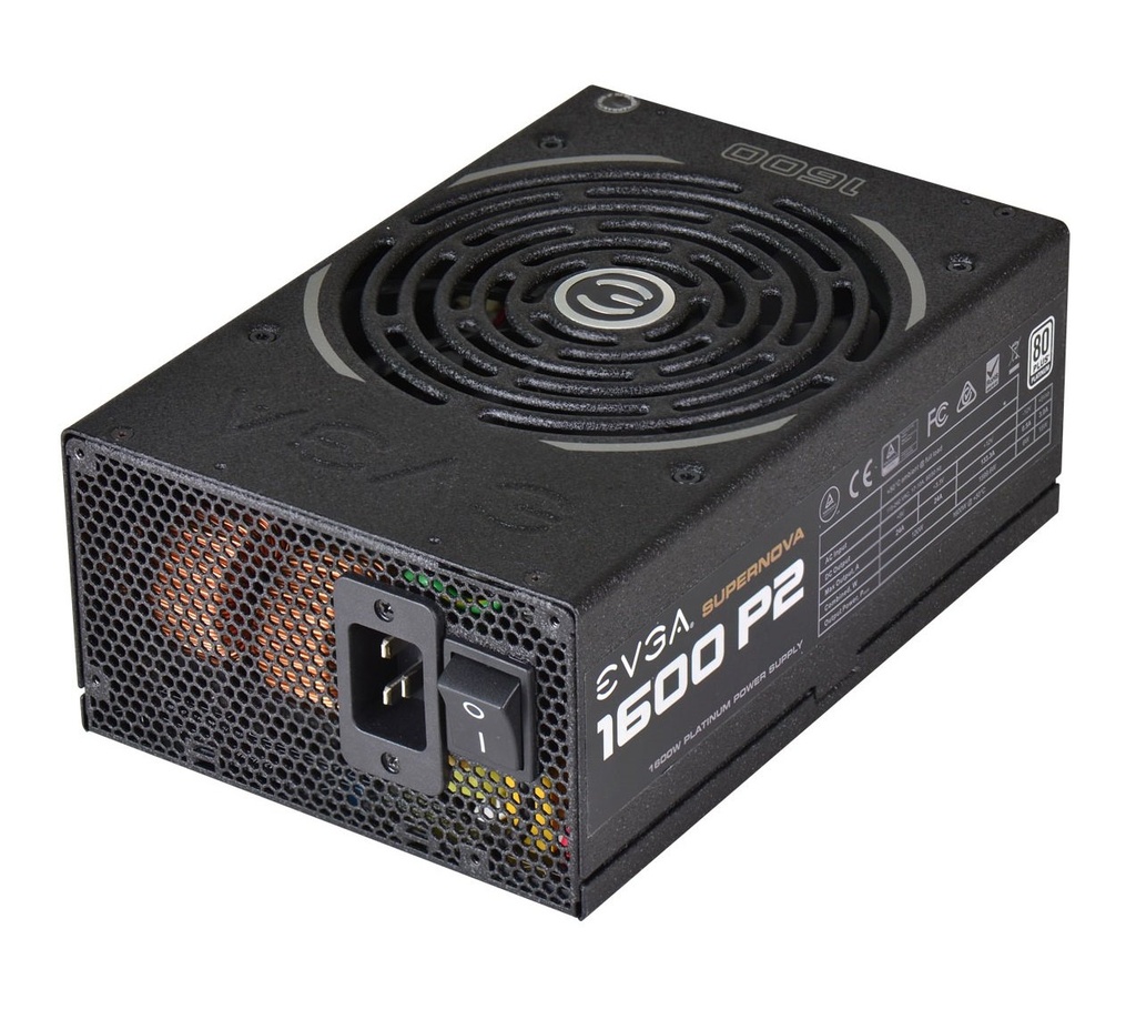 220-P2-1600-X1 - EVGA SuperNOVA 1600 P2 1600-Watts ATX12V / EPS12V 80 Plus Platinum Power Supply