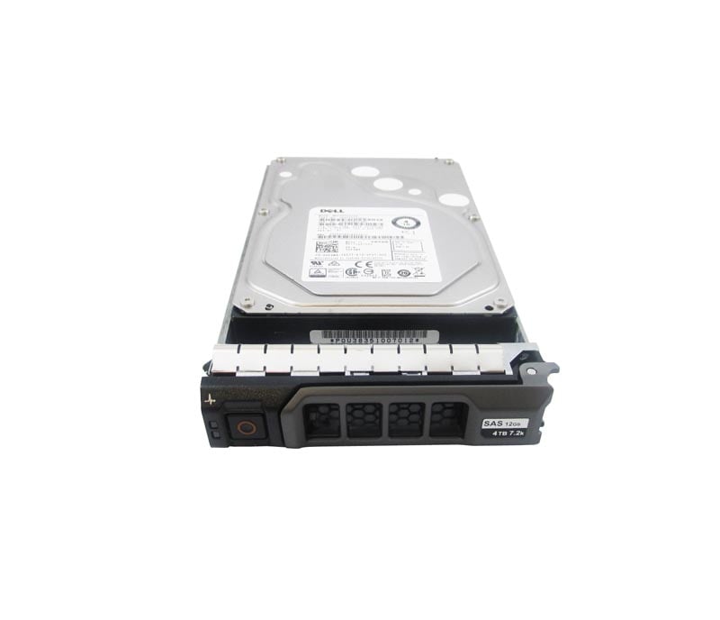 00F9W8 - Dell 4TB 7200RPM SAS 12GBs Hot-Pluggable 3.5-inch Hard Drive with Caddy for PowerEdge Servers