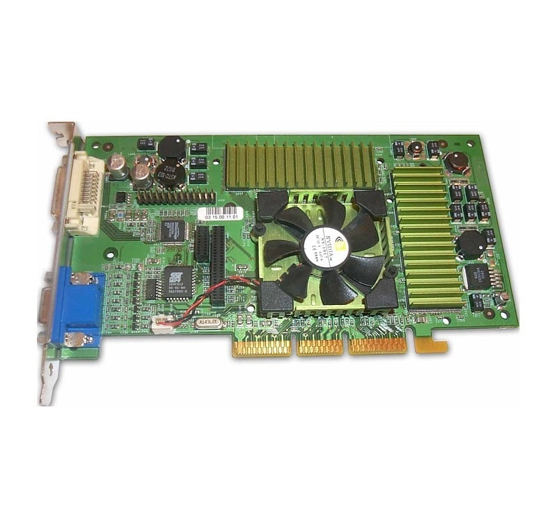 233748-B21 - HP Nvidia Quadro2 PRO 4x AGP 64MB DDR SDRAM Memory DVI VGA Video Graphics Card