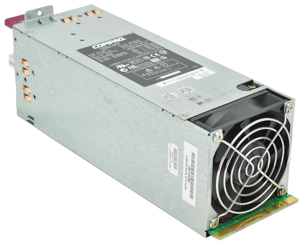 264166-001 - HP 500-Watts Redundant Hot-Swappable Power Supply for ProLiant ML350 Gen3 Server