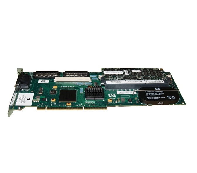 309520-001 - HP Smart Array 6402 Dual Channel PCI-X 133MHz Ultra320 RAID Controller Card with 128MB Battery Backed Write Cache