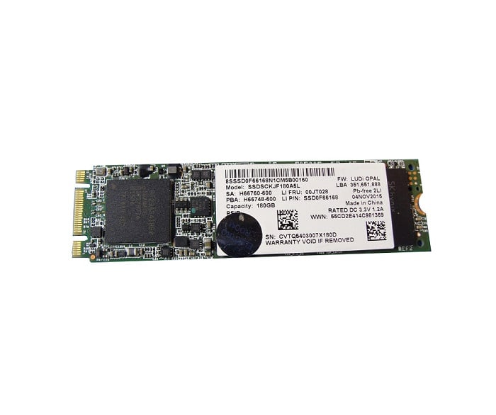 00JT028 - Lenovo 180GB M.2 2280 SATA 6Gbs OPAL Solid State Drive