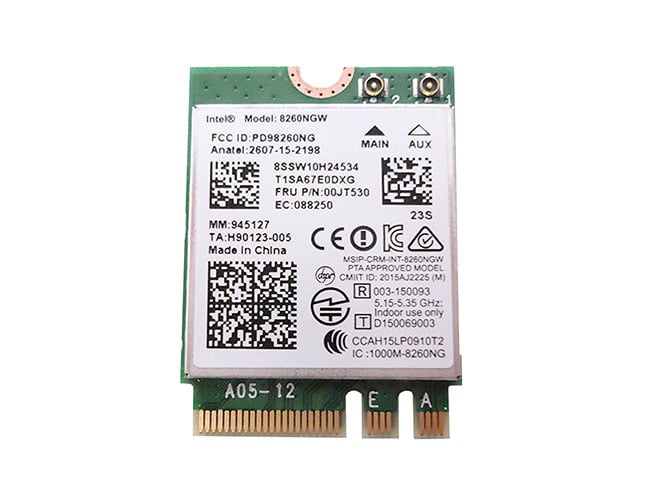 00JT530 - Lenovo Wireless Wi-Fi Card for ThinkPad T460 Series