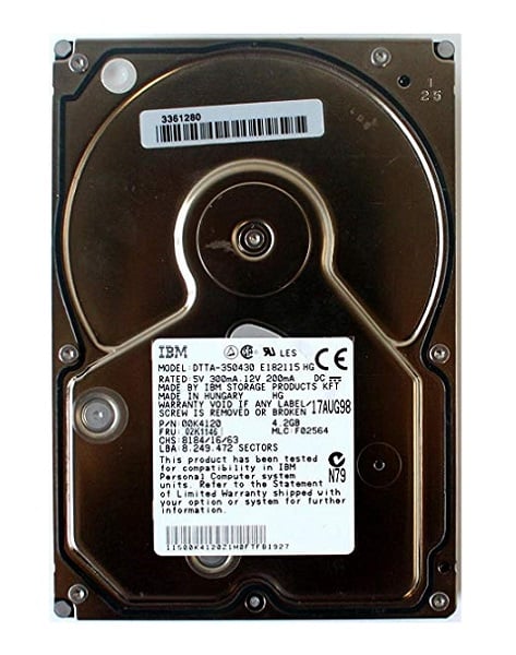 00K4120 - IBM 4GB 5400RPM IDE 3.5-inch Hard Drive