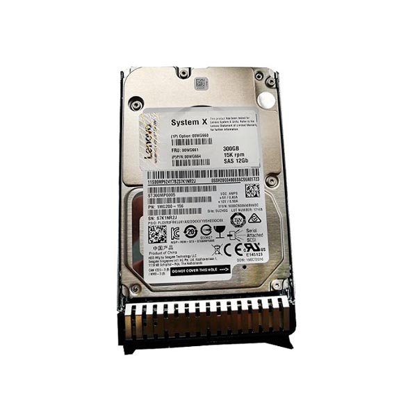 00NA312 - IBM 300Gb SAS 12Gbs 15000RPM 512e SFF 2.5-inch G3 Hybrid Hard Drive