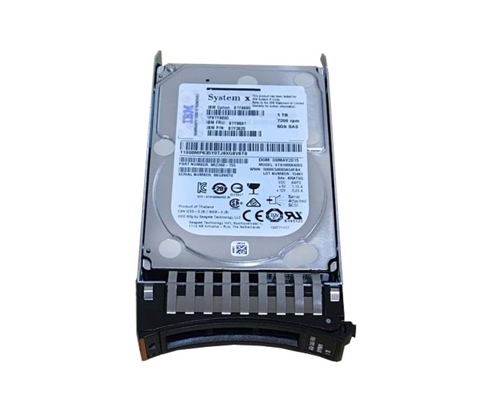 00NA492 - IBM 1TB 7200RPM SAS 12Gbs Hot-Swappable 2.5-inch G3 Hard Drive with Tray