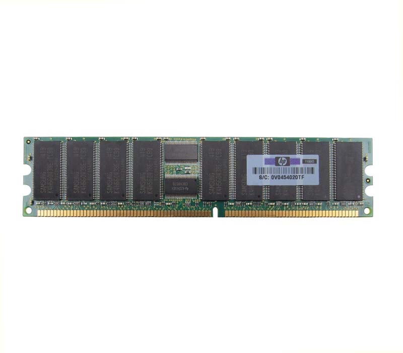376639-AG5 - HP 10GB Kit (10 X 1GB) DDR-400MHz PC3200 ECC Registered CL3 184-Pin DIMM 2.5V Memory