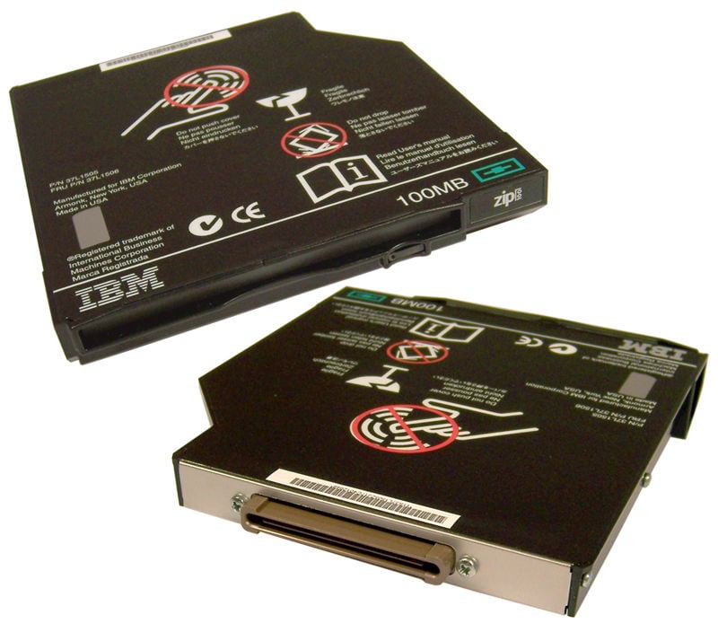 37L1504 - IBM 100MB Ultraslim Bay ZIP Drive