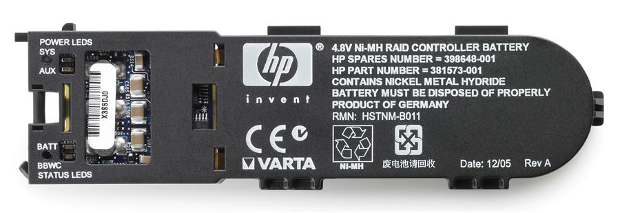 381573-001 - HP 4.8v 500mah Smart Array Battery for P-Series Controllers without Cable