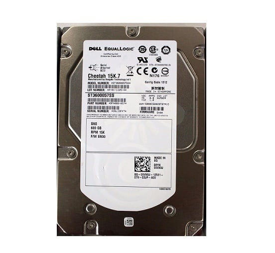 00VX8J - Dell 600GB 15000RPM SAS 6Gb/s 16MB Cache 3.5-inch Hard Drive PS6010XV PS6100XV