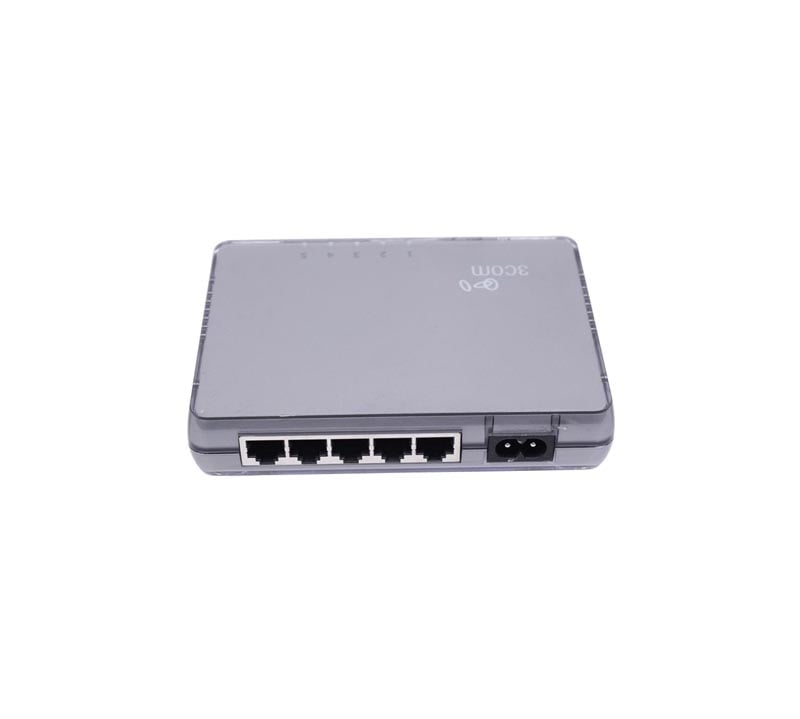 3CFSU05 - 3Com 5-Port 10100Mbps Auto Speed Sensing Fast Ethernet Switch