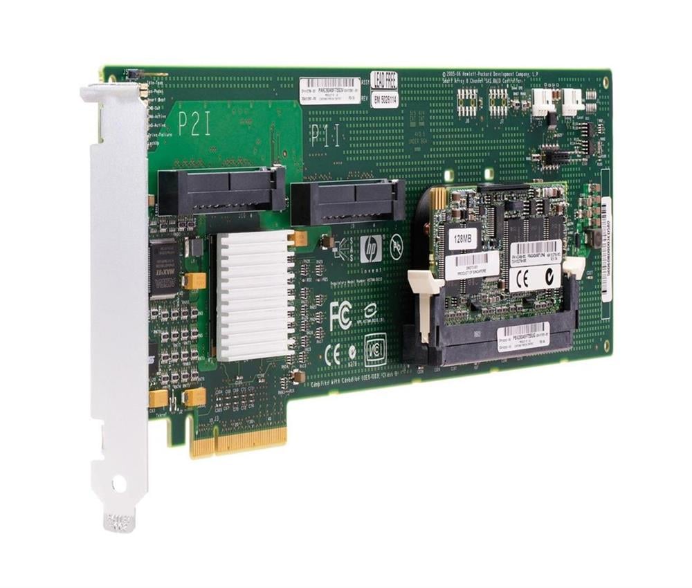 012891-001 - HP Smart Array E200 PCI-Express 8-Port Serial Attached SCSI / SAS RAID Controller Card with 128MB Cache Memory