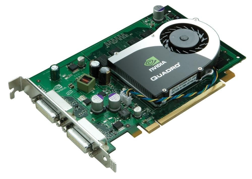 456136-001 - HP Nvidia Quadro FX370 PCI-Express x16 256MB DDR Memory 256-Bit Dual DVI Video Graphics Card