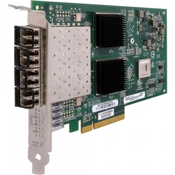 45GPC - Dell / QLogic QLE2564 8Gb SFP Quad Port Fibre Channel Host Bus Adapter with 4x SFP+ Module (New pulls)