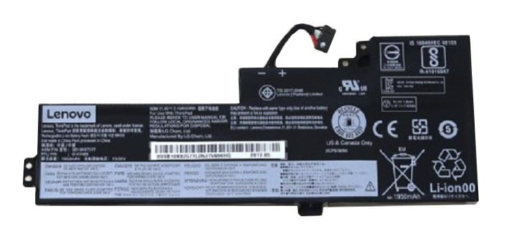 01AV489 - Lenovo 3-Cell 1950mAh 24Wh Li-Po Battery for ThinkPad T470 / T570