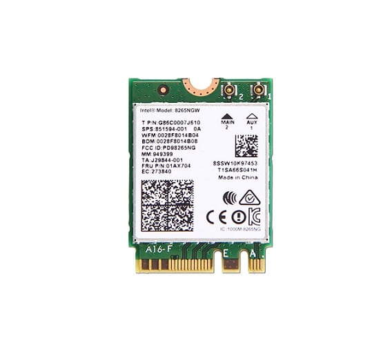 01AX704 - Lenovo Intel Dual Band Wireless-AC 8265 Network Adapter