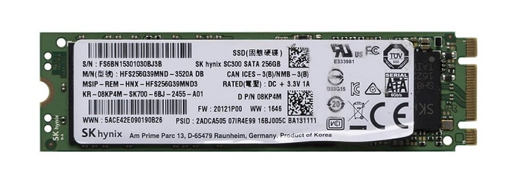 4JH8H - Dell 256GB Multi Level Cell SATA 3Gb/s 2.5-inch Solid State Drive