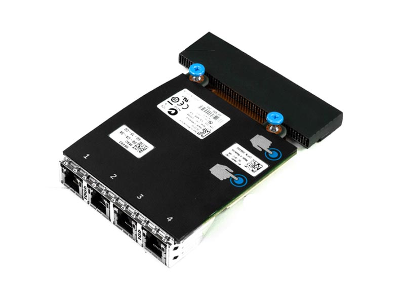 4JRVY - Dell Intel X540i350 Daughter Card 2 X 1GB + 2 X 10GB Rack Network Daughter Card for PowerEdge R620 R720 R720XD R820