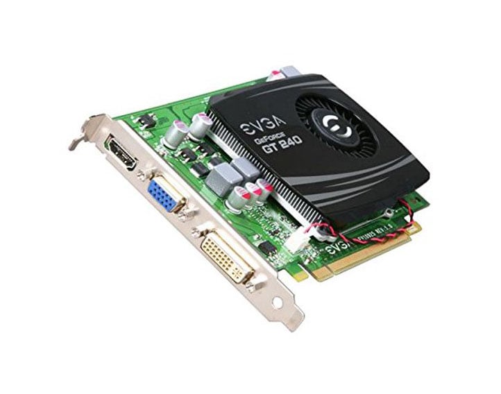 01G-P3-1236-KR - EVGA GeForce GT240 1GB DDR3 128-Bit DVI VGA HDMI PCI Express 2.0 x16 Video Graphics Card