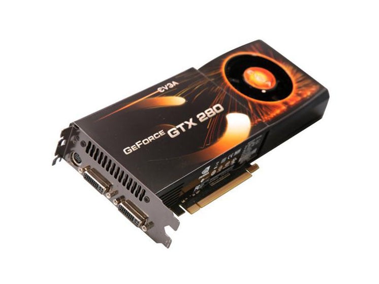 01G-P3-1280-KR - EVGA GeForce GTX 280 1GB GDDR3 512-Bit HDCP Ready SLI Support PCI Express 2.0 x16 Video Graphics Card