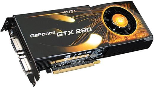 01GP31282AR - EVGA GeForce GTX 280 SuperClocked Edition 1GB 512-Bit GDDR3 PCI Express 2.0 x16 HDCP Ready SLI Supported Video Graphics Card