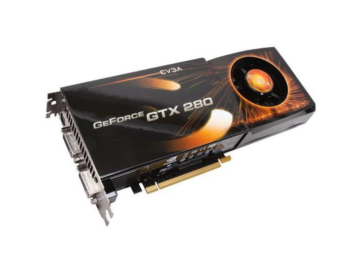 01G-P3-1284-KR - EVGA GeForce GTX 280 SSC Edition 1GB GDDR3 512-Bit HDCP Ready SLI Supported PCI Express 2.0 x16 Video Graphics Card