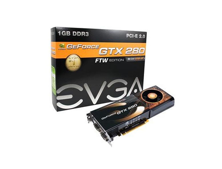 01G-P3-1286-KR - EVGA Nvidia GeForce GTX 280 FTW Edition 1GB 512-Bit GDDR3 PCI Express 2.0 Video Graphics Card