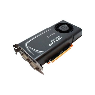01GP31365TR - EVGA GeForce GTX 460 1GB GDDR5 256-Bit PCI Express 2.0 DVI-I/ VGA/ Mini-HDMI/ SLI Support Video Graphics Card
