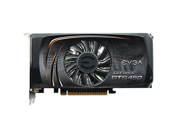 01G-P3-1450-KR - EVGA GeForce GTS 450 SuperClocked 1GB GDDR5 PCI Express 2.0 Dual DVI Mini HDMI SLI Ready Video Graphics Card