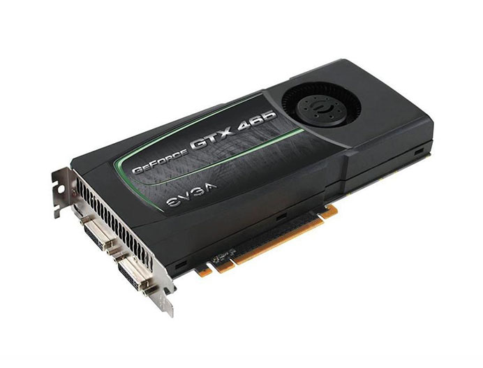 01G-P3-1465-KR - EVGA GeForce GTX 465 1GB 256-Bit GDDR5 PCI Express 2.0 x16 Dual DVI mini HDMI Video Graphics Card