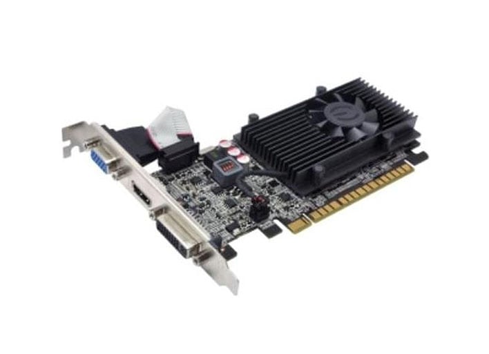 01G-P3-2615-KR - EVGA GeForce GT 610 1GB 64-Bit DDR3 PCI Express 2.0 x16 DVI/ HDMI/ D-Sub/ HDCP Ready Video Graphics Card (Low Profile)