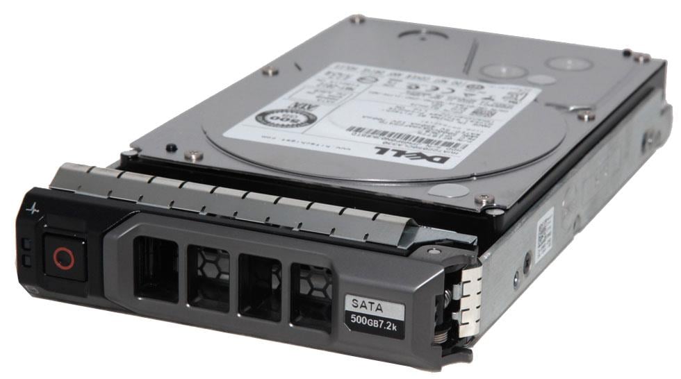 01KWKJ - Dell 500GB 7200RPM SATA 3GB/s 64MB Cache 3.5IN Low Profile (1.0inch) Hard Drive with Tray for POWERED