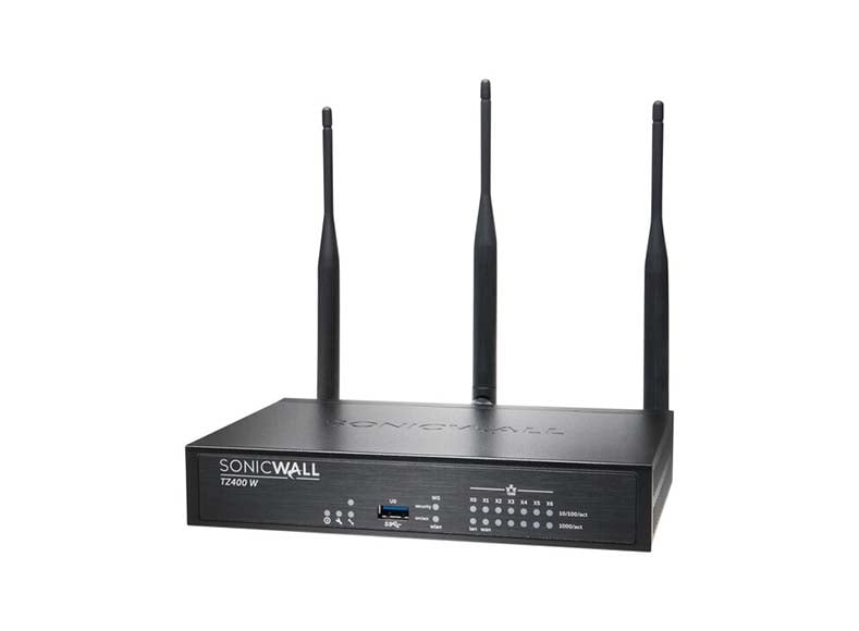 01-SSC-0516 - SonicWALL TZ400 Wireless-AC TotalSecure Gen6 Firewall with 1-Year Support