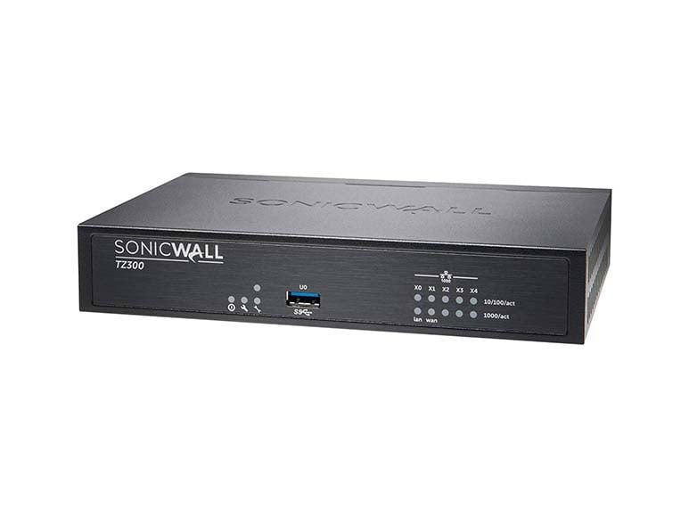 01-SSC-0575 - SonicWall TZ300 Security Appliance with 2-Year Secure Upgrade Security Suite