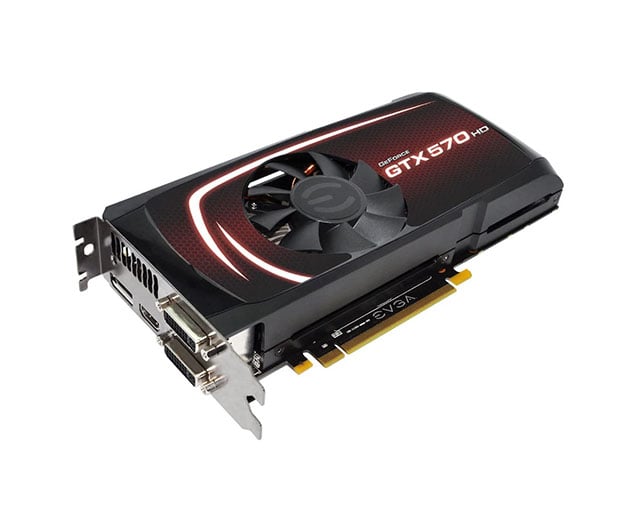 025-P3-1579-KR - EVGA GeForce GTX 570 HD 1.2GB PCI Express DVI HDMI DisplayPort Video Graphics Card
