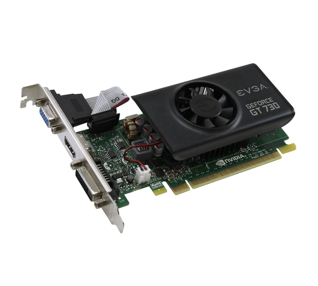 02G-P3-3733-KR - EVGA Nvidia GeForce GT 730 2GB GDDR5 64-Bit PCI Express 2.0 Video Graphics Card