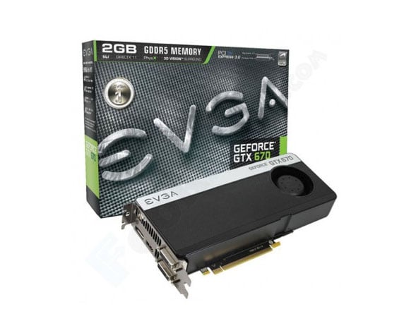 02G-P4-2670-KR - EVGA GeForce GTX 670 2GB DDR5 256-Bit PCI Express 3.0 x16 DVI-I DVI-D HDMI Display-Port SLI Support Video Graphics Card