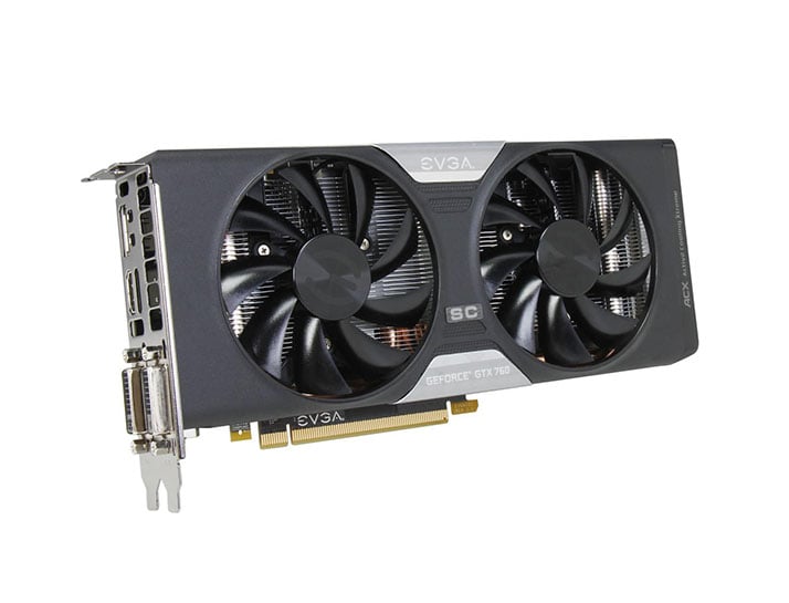 02G-P4-2765-KR - EVGA Nvidia GeForce GTX 760 Superclocked 2GB GDDR5 256-Bit PCI Express 3.0 x16 Video Graphics Card