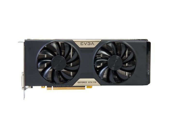 02G-P4-2773-KR - EVGA GeForce GTX 770 2GB 256-Bit GDDR5 PCI Express 3.0 x16 Dual DVI HDMI DisplayPort SLI Support Video Graphics Card