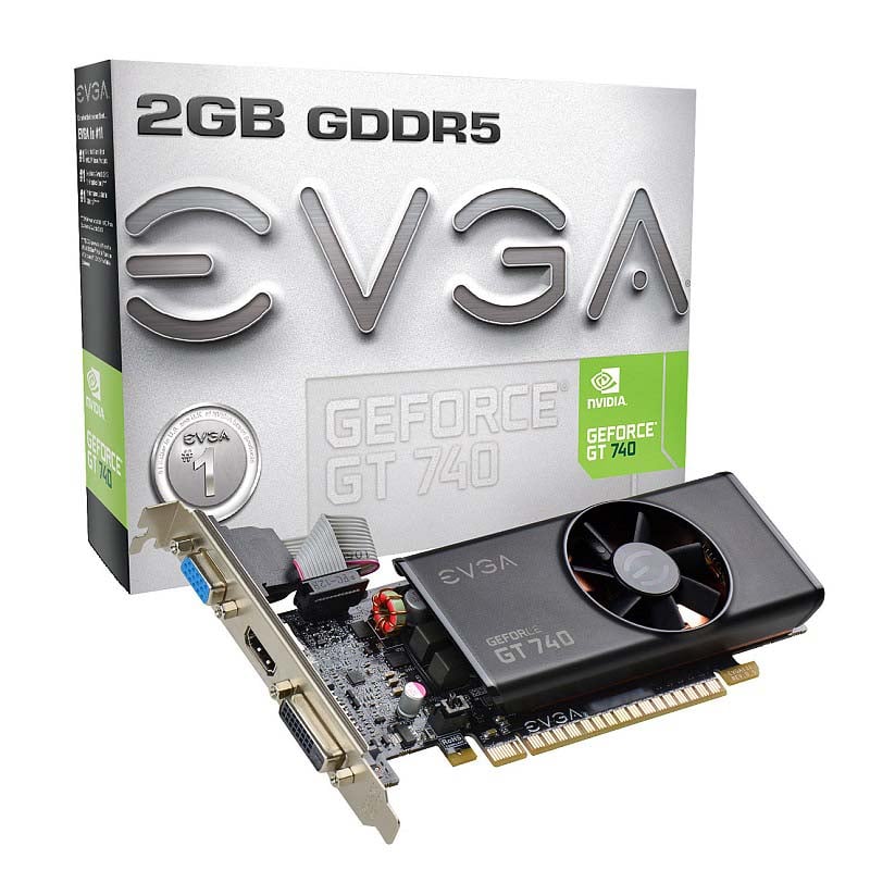 02G-P4-3740-KR - EVGA Nvidia GeForce GT 740 2GB DDR3 128-Bit PCI Express 3.0 Video Graphics Card